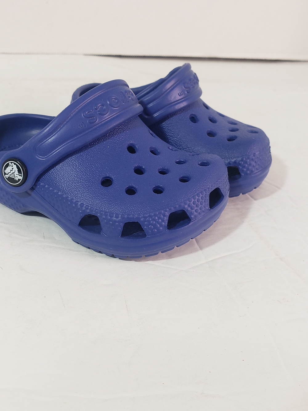 Crocs Classic Clog - Blue Sz: 2/3 Kids Toddler Unisex Heel Strap